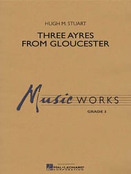 cover Three Ayres from Gloucester Concert Band sheet music cover